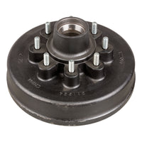 Lippert 12" Brake Drum Hub Assembly For 7 000-lb. Axle - 8 On 6.5" 1/2" Stud