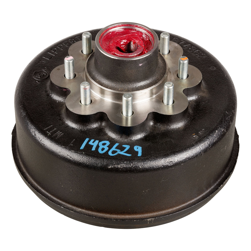 RV Brake Drum Hub Assembly For 8 000-lb. Axle - 8 On 6.5"  9/16" Stud