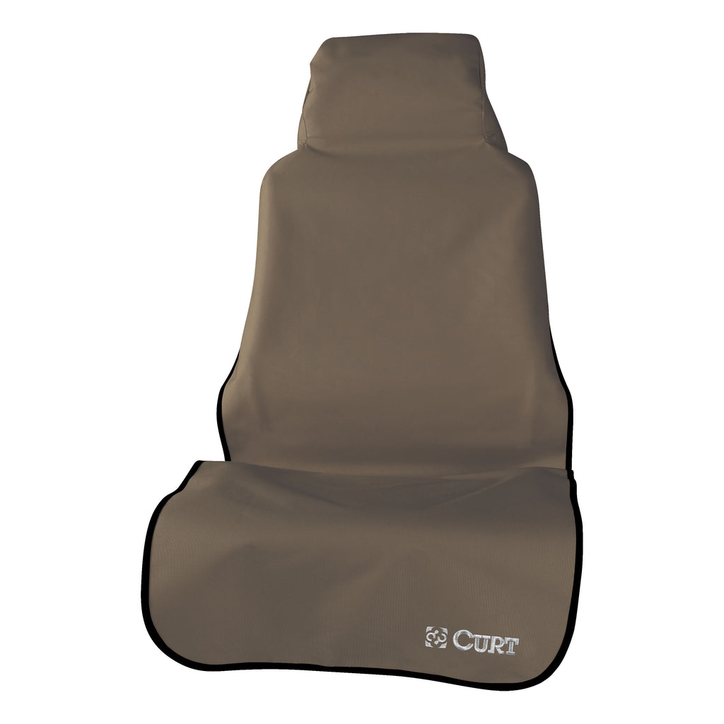 Seat Defender 58" X 23" Removable Waterproof Brown Bucket Seat Cover