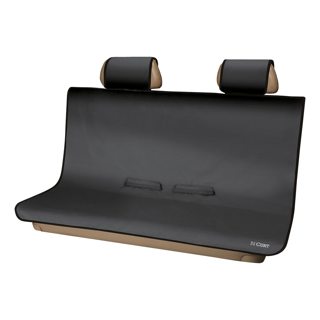 Seat Defender 58" X 55" Removable Waterproof Black Bench Seat Cover
