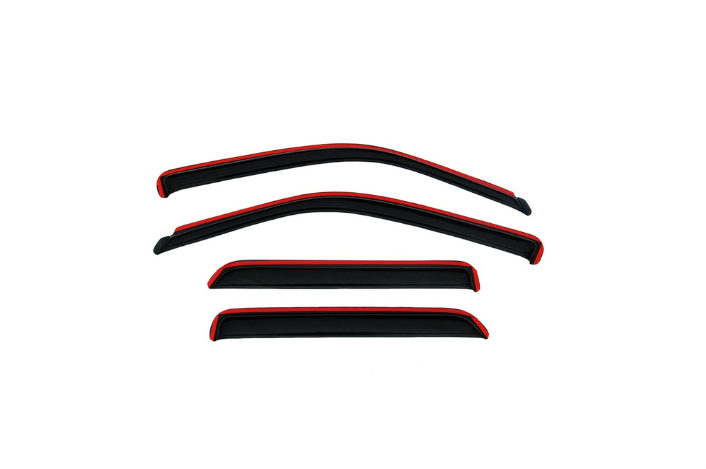 Auto Ventshade 194805 Ventvisor In-Channel Side Window Deflector 4 Pc Set For 2019-2024 Chev Silv/GMC Sierra 1500 22 Silverado 1500 LTD 2020-2024 Chev Silv/GMC Sierra 2500/3500 Crew Cab