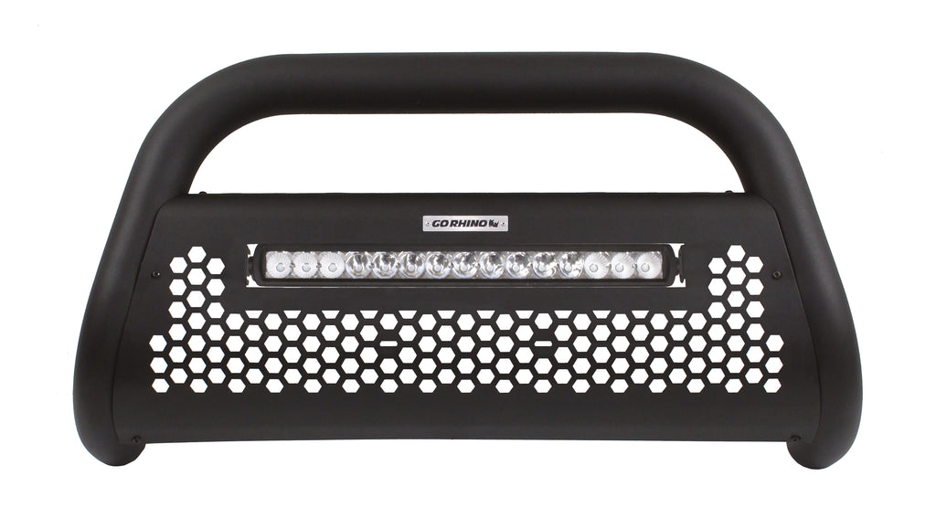 Go Rhino 55673LT -  RC2 LR Bull Bar With Mounting Brackets & 20" Light Bar - Textured Black