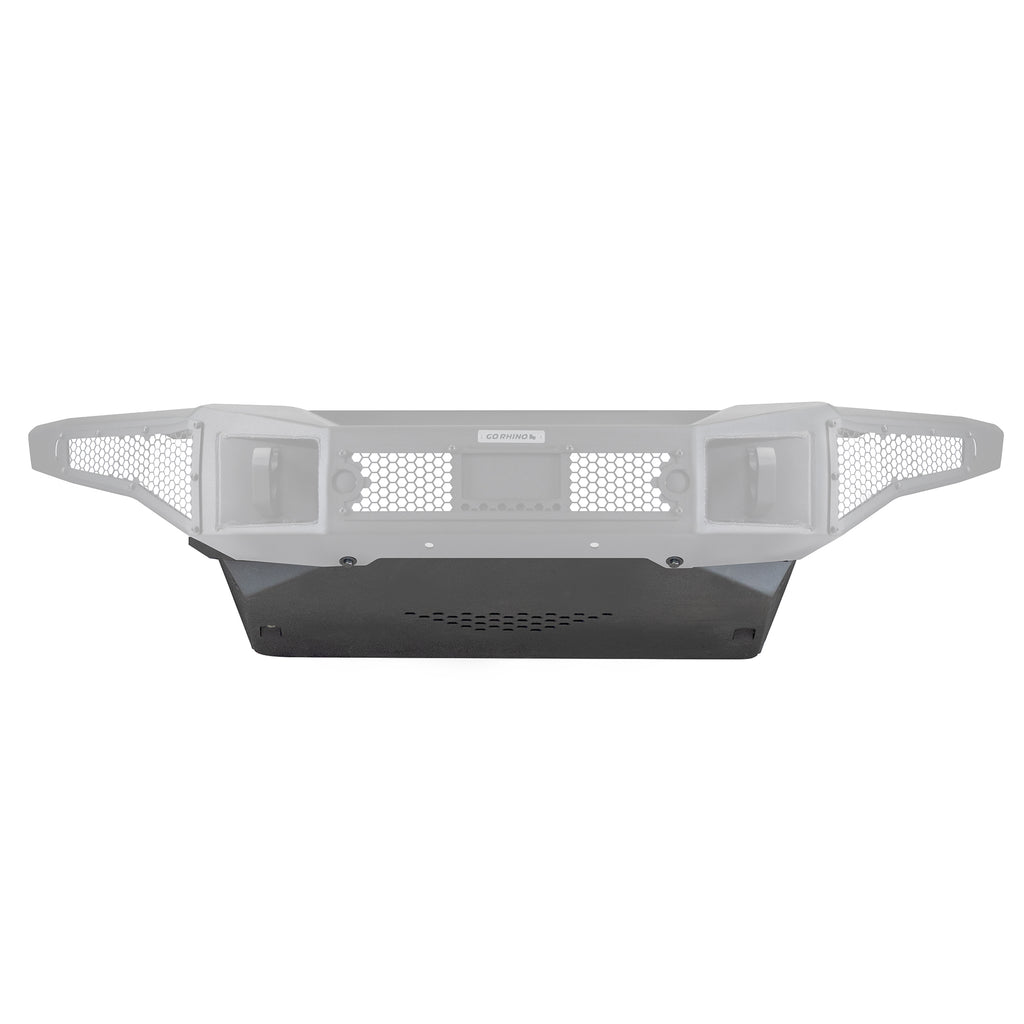 Go Rhino 332120T - Rockline Front Bumper Lower Skid Plate For Ford Bronco - Textured Black