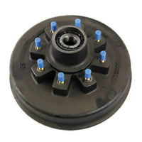 Brake Drum Hub Assembly For 8 000-lb. Hybrid Axle - 8 On 6.5"  5/8" Stud