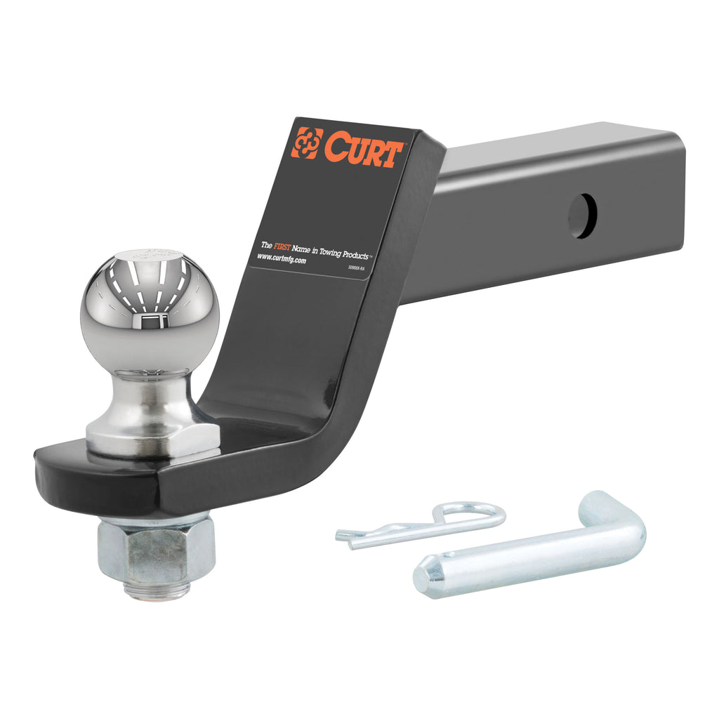 Loaded Ball Mount With 2" Ball  Imported (2" Shank  7 500 Lbs.  4" Drop)
