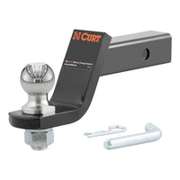 Loaded Ball Mount With 2" Ball  Imported (2" Shank  7 500 Lbs.  4" Drop)