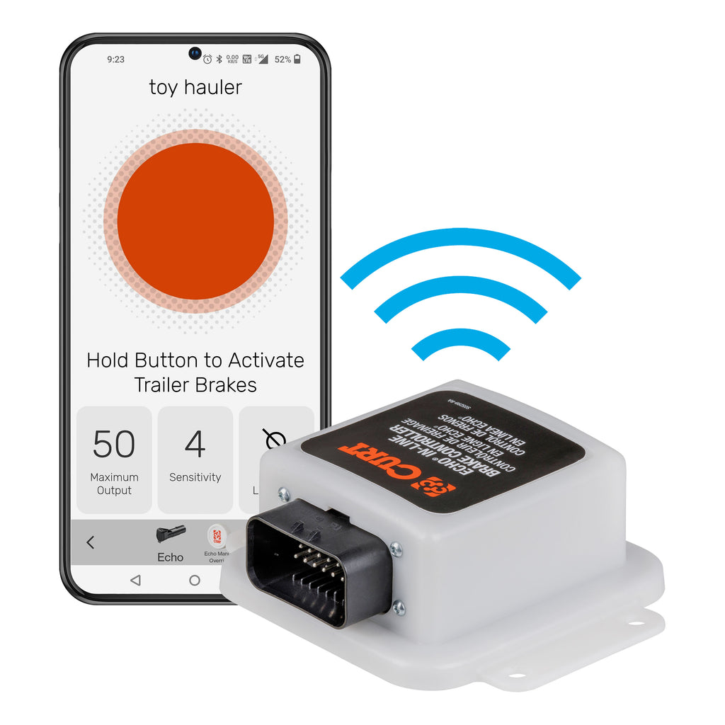 Echo In-Line Trailer Brake Controller Bluetooth® Smartphone Connection