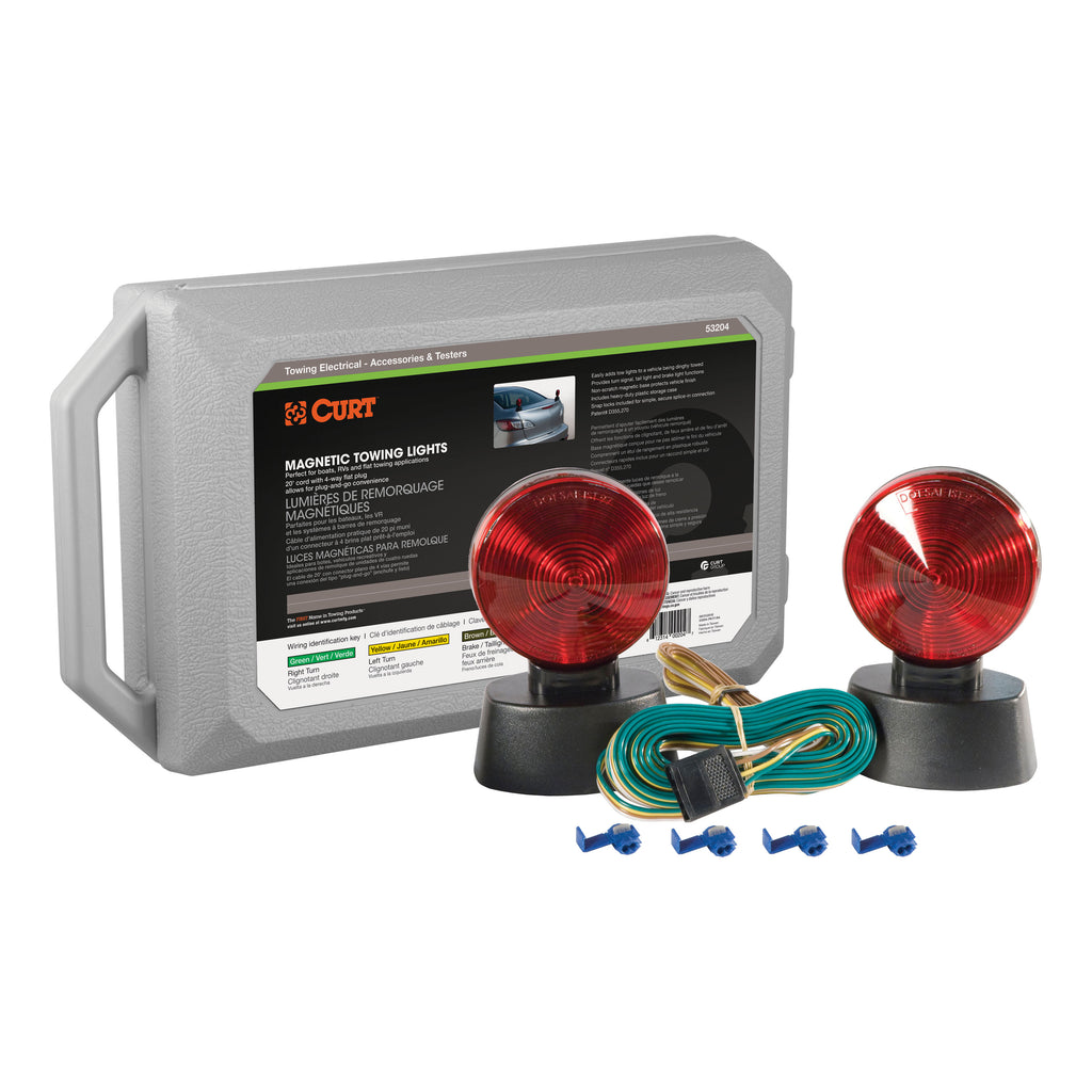 Magnetic Tow Lights With Storage Case