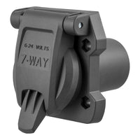 Heavy-Duty Replacement OE 7-Way RV Blade Socket (Plugs Into USCAR)