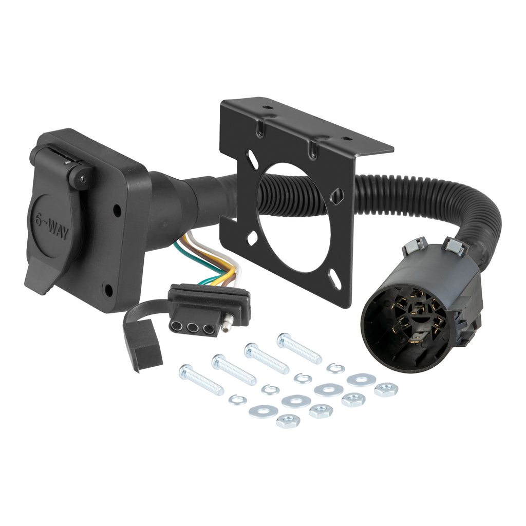 Dual-Output 6 & 4-Way Connector (Plugs Into USCAR)
