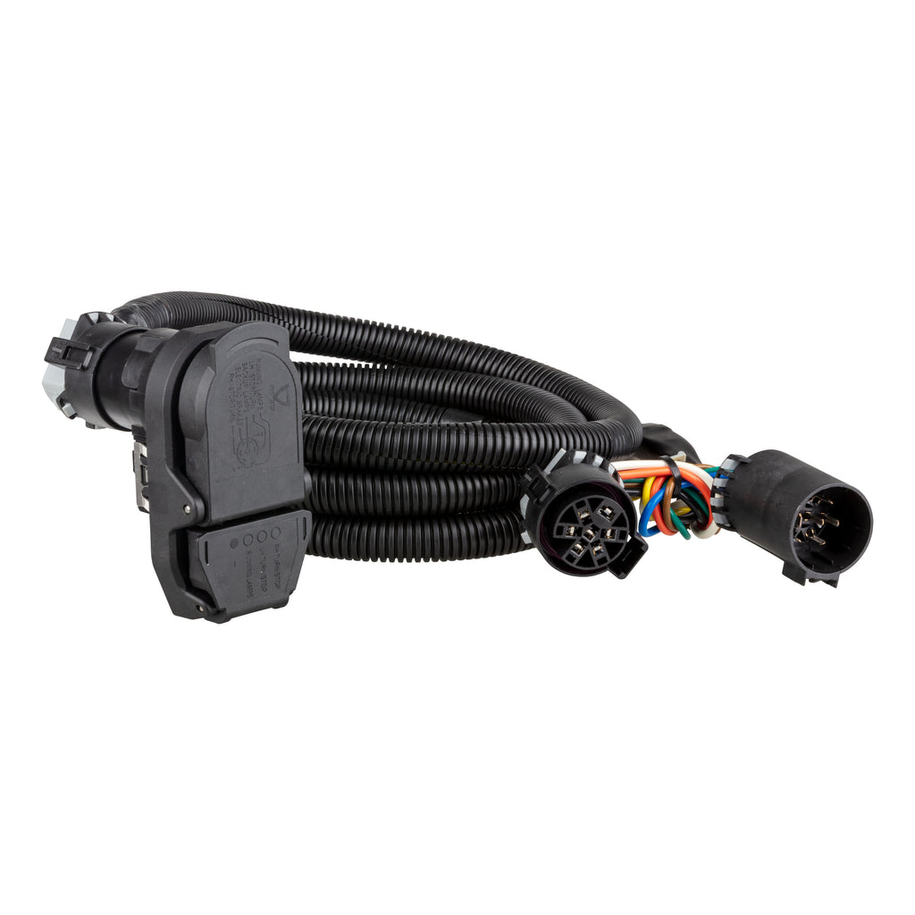 7' Custom Wiring Extension Harness (Adds 4-Way  7-Way RV Blade To Truck Bed)