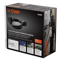 7' 7-Way RV Blade Extension Harness (Routes To Truck Bed)