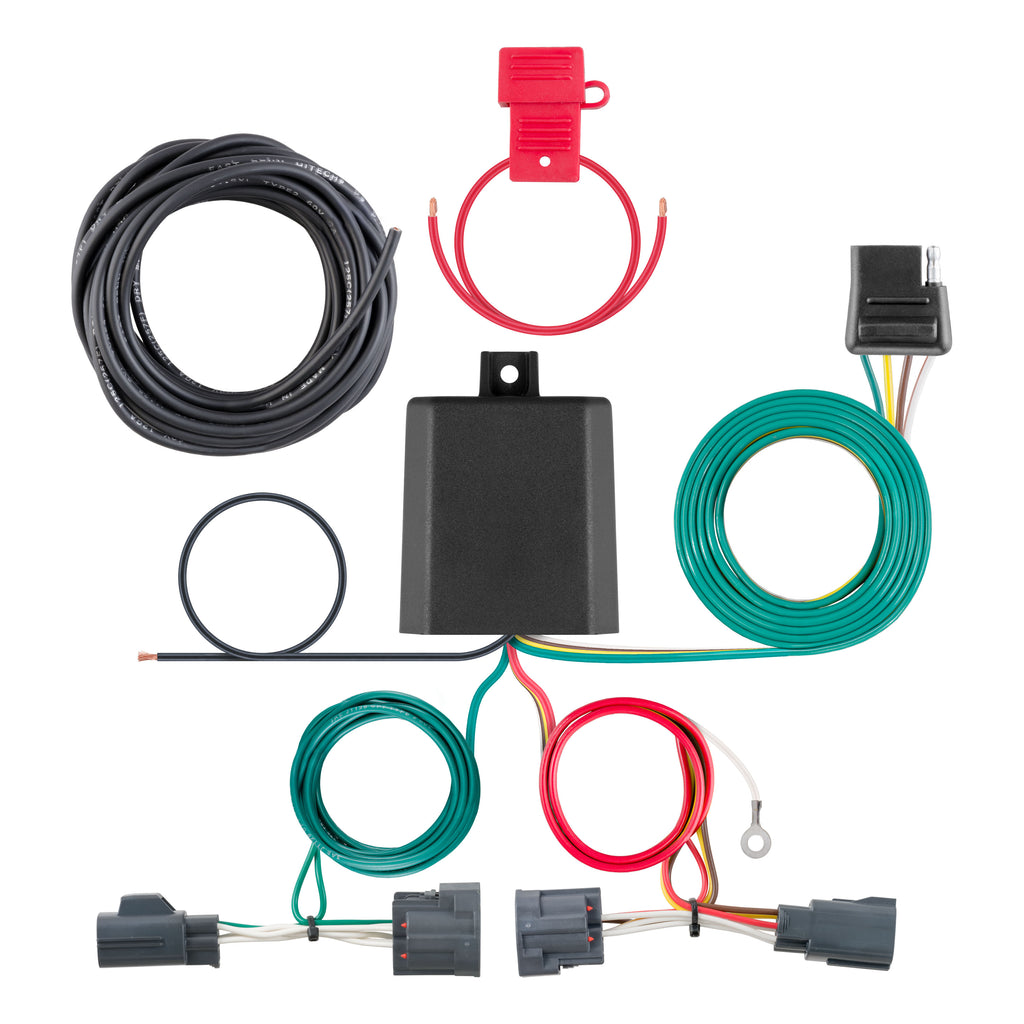 Custom Wiring Harness 4-Way Flat Output Select Dodge Nitro Jeep Liberty