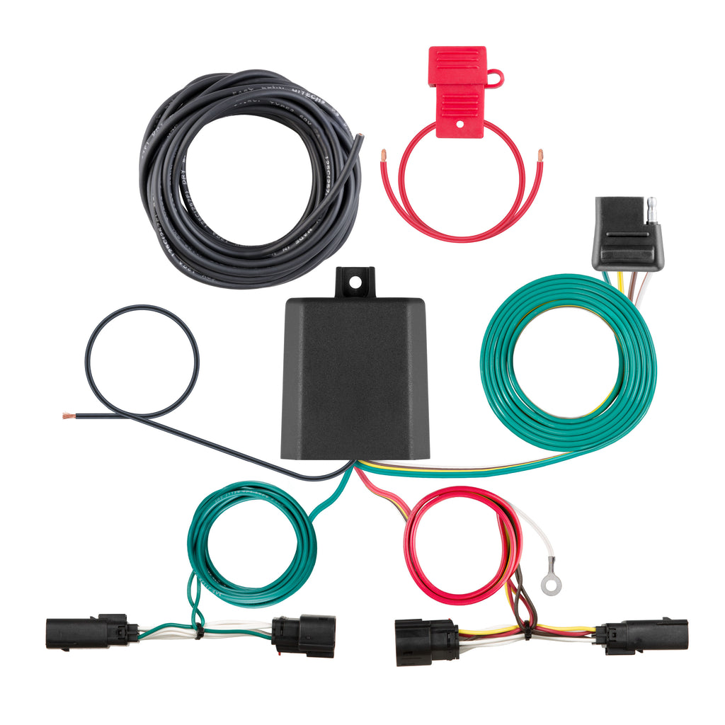 Custom Wiring Harness 4-Way Flat Output Select Ford F-150 With LED Taillights