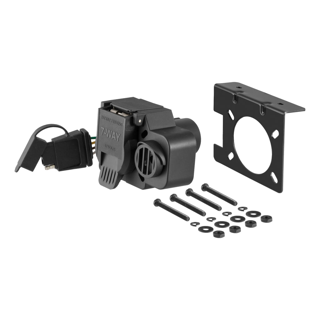 Dual-Output 7 & 4-Way Connector With Backup Alarm (Plugs Into USCAR)