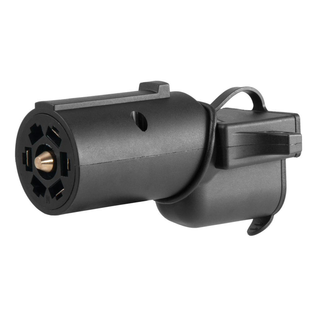 Adapter With Backup Alarm (7-Way RV Blade Vehicle To 4-Way Flat Trailer)