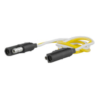2-Way Flat Connector Plug & Socket With 12" Wires