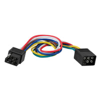 6-Way Square Connector Plug & Socket With 12" Wires (Packaged)
