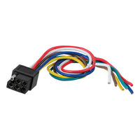 6-Way Square Connector Socket With 12" Wires (Vehicle Side Packaged)