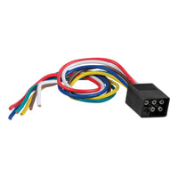 6-Way Square Connector Plug With 12" Wires (Trailer Side Packaged)