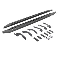 Go Rhino - 69443280ST - RB20 Slim Line Running Boards With Mounting Bracket Kit - Protective Bedliner Coating