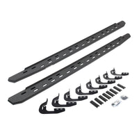 Go Rhino 69604787ST - RB30 Slim Line Running Boards With Mounting Bracket Kit - Protective Bedliner Coating
