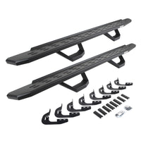 Go Rhino 6960588020PC - RB30 Running Boards With Mounting Brackets & 2 Pairs Of Drops Steps Kit - Textured Black