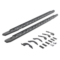 RB30 Slim Line Running Boards With Mounting Bracket Kit - Double Cab Only