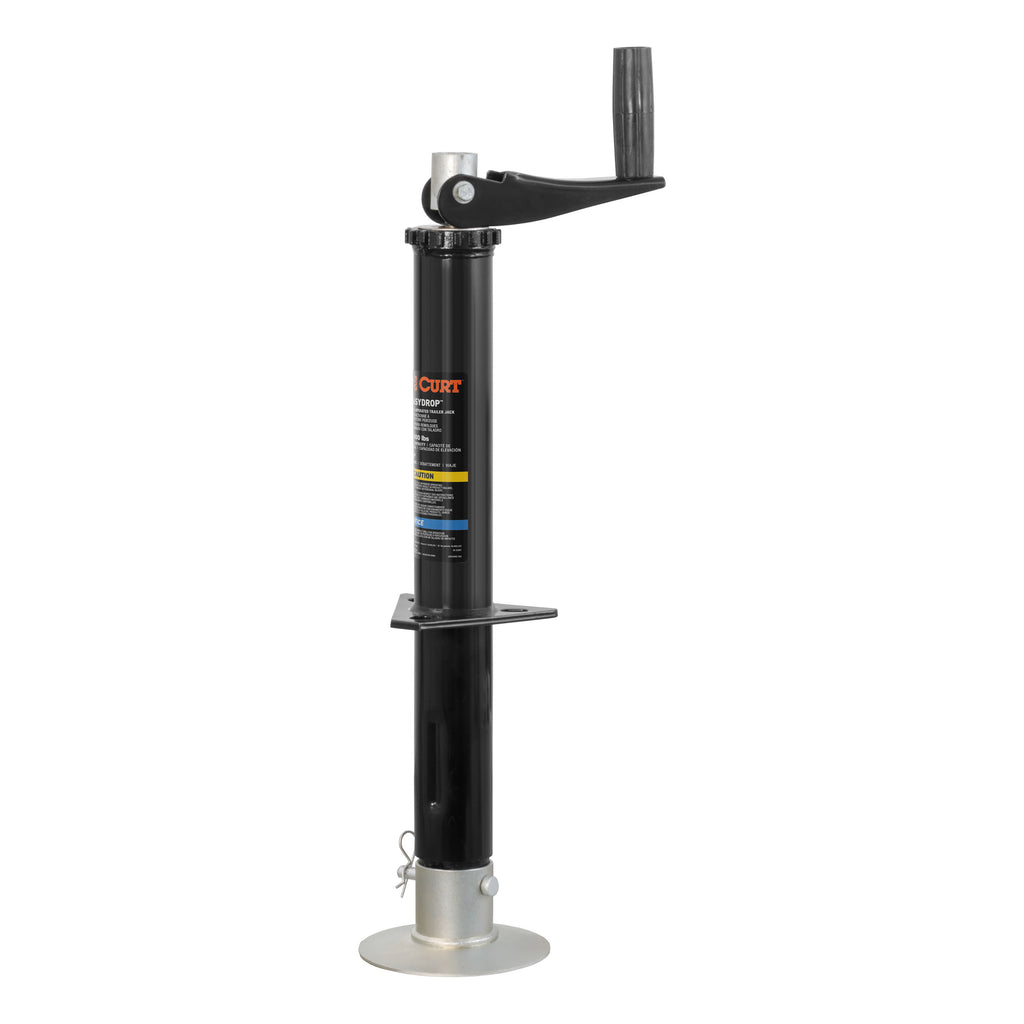 Lippert Quick Drop Drill-Operated Tongue Jack 2000 Lbs 14" Travel