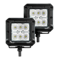 Go Rhino 55672LT -  RC2 LR Bull Bar With Mounting Brackets & Two 3" Cube Lights - Textured Black