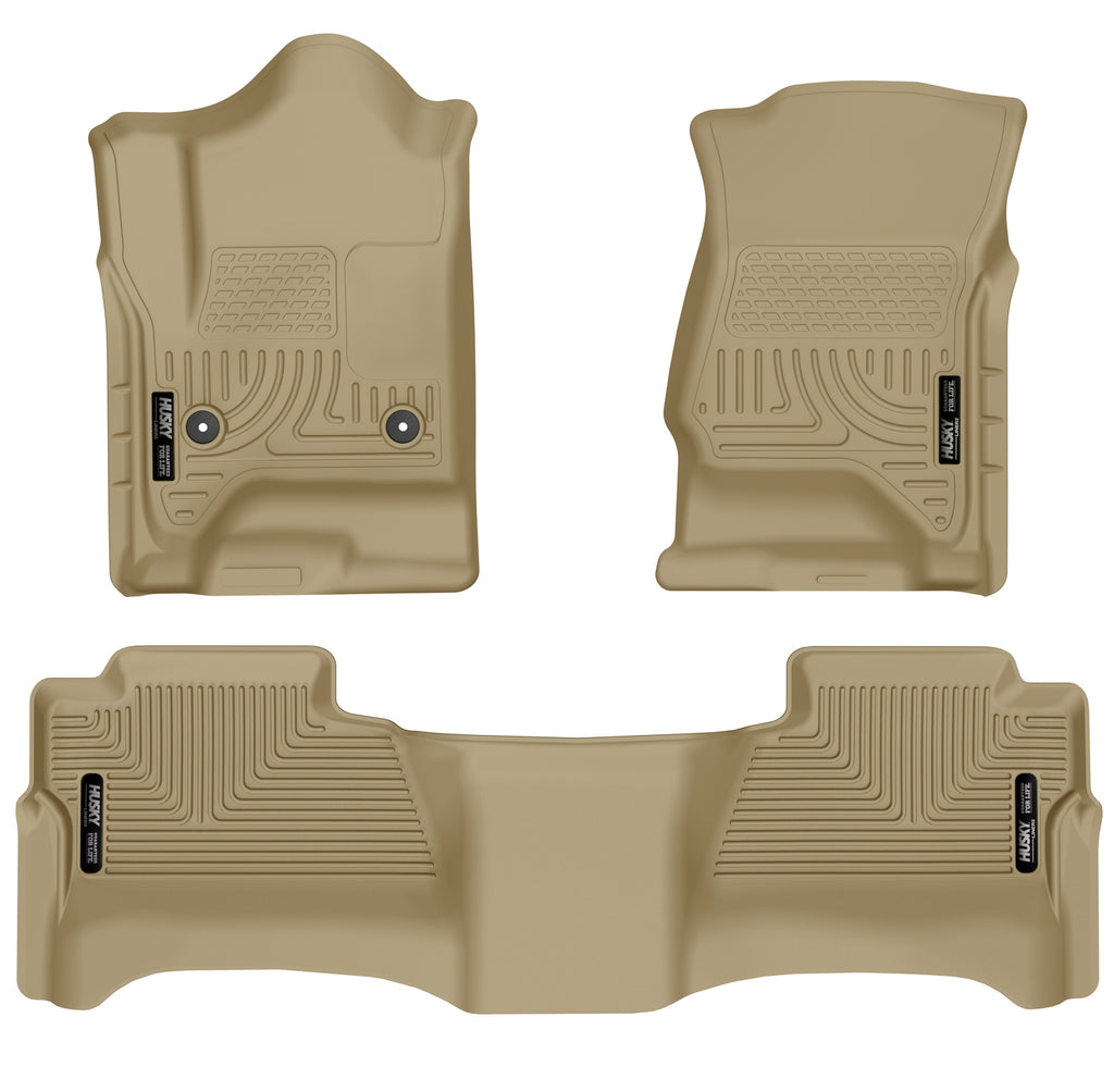 Husky Weatherbeater Front & 2nd Seat Floor Liners (Footwell Coverage) 98233