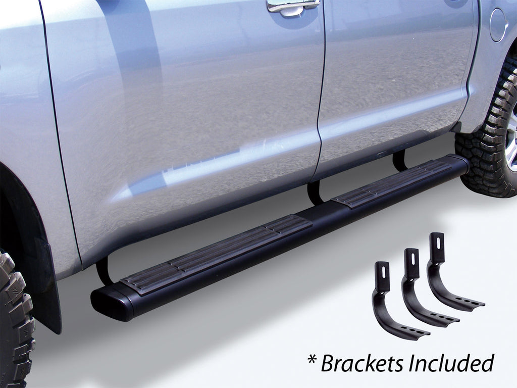 Go Rhino - 686441580CB - 6in OE Xtreme Composite SideSteps Kit - 80in Long Black + Brackets - Black