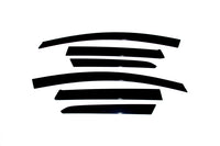 Auto Ventshade 896003 Low Profile Dark Smoke Ventvisor Side Window Deflector 6-Piece Set For 2006-2012 Toyota Rav4