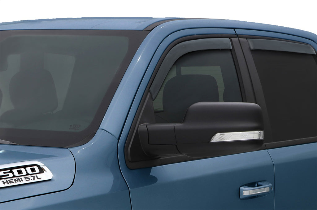 Auto Ventshade 194813 Ventvisor In-Channel Side Window Deflector 4 Pc Set For 19-23 Ram 1500 Quad Cab