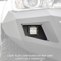Go Rhino 241744T - BR6/BR11 Light Plates - Textured Black