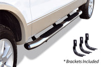 Go Rhino 685449980CC - 5" OE Xtreme Composite SideSteps With Mounting Bracket Kit - Chrome