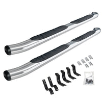 Go Rhino - 685443280CC - 5" OE Xtreme Composite Side Steps With Mounting Brackets Kit - Chrome - Chrome