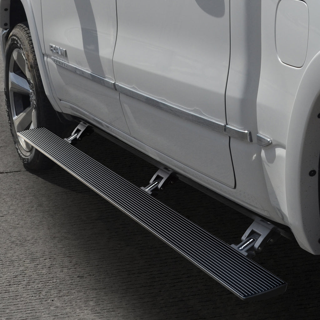Go Rhino 20436680T - E1 Electric Running Board Kit - Protective Bedliner Coating
