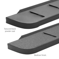Go Rhino - 6340488020PC - RB10 Running Boards With Mounting Brackets & 2 Pairs Of Drop Steps Kit - Textured Black