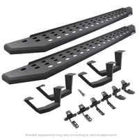 Go Rhino - 6944328020PC - RB20 Running Boards With Mounting Brackets 2 Pairs Drop Steps Kit - Textured Black