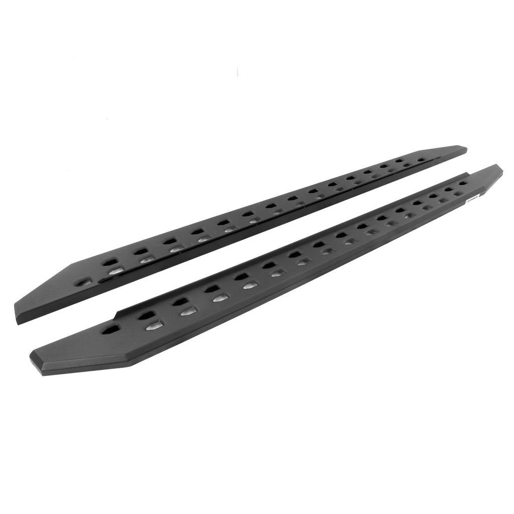 RB20 Slim Line Running Boards With Mounting Brackets Kit - Double Cab Only