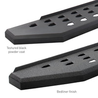 Go Rhino - 6940488020T - RB20 Running Boards With Mounting Brackets & 2 Pairs Of Drop Steps Kit - Protective Bedliner Coating