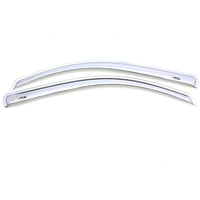 Auto Ventshade 682971 Chrome Ventvisor Side Window Deflector 2-Piece Set For 15-22 Ford F-150 Raptor 17-22 F250/F350/F450 Standard Cab
