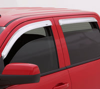 Auto Ventshade 684540 Chrome Ventvisor Side Window Deflector 4-Piece Set For 2011-2017 Jeep Compass