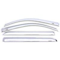 Auto Ventshade 684804 Chrome Ventvisor Side Window Deflector 4-Piece Set For 19-24 Silverado/Sierra 1500 22 Silverado 1500 LTD Double Cab 20-24 Silverado/Sierra 12500/3500 HD