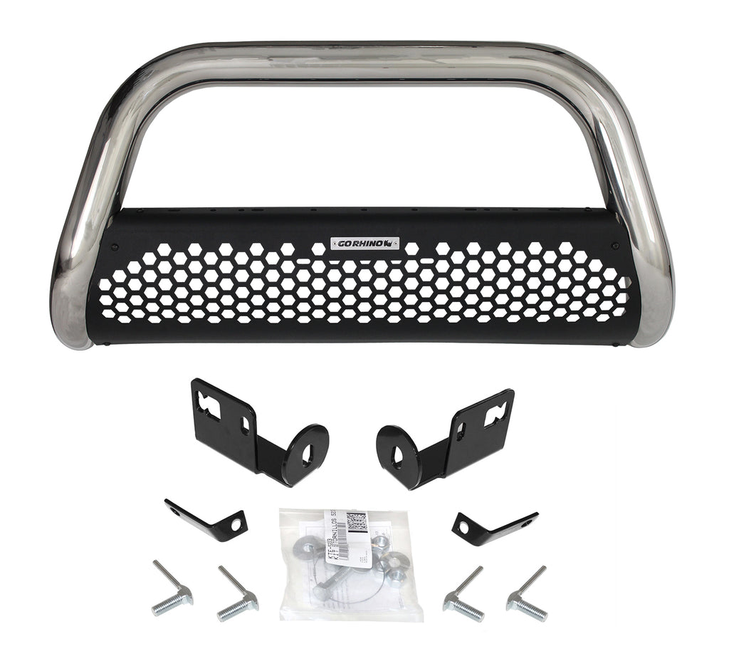 Go Rhino 55267PS -  RC2 Bull Bar With Mounting Brackets - Polished Stainless Steel