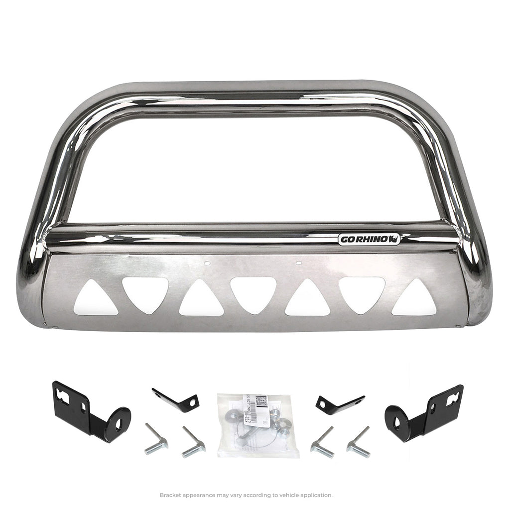 Go Rhino - 5517PS - RHINO! Charger RC2 Bull Bar & Mounting Brackets