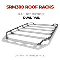 Go Rhino 5933064T - SRM300 - Trail Rail Kit For 60" Long Rack - Textured Black