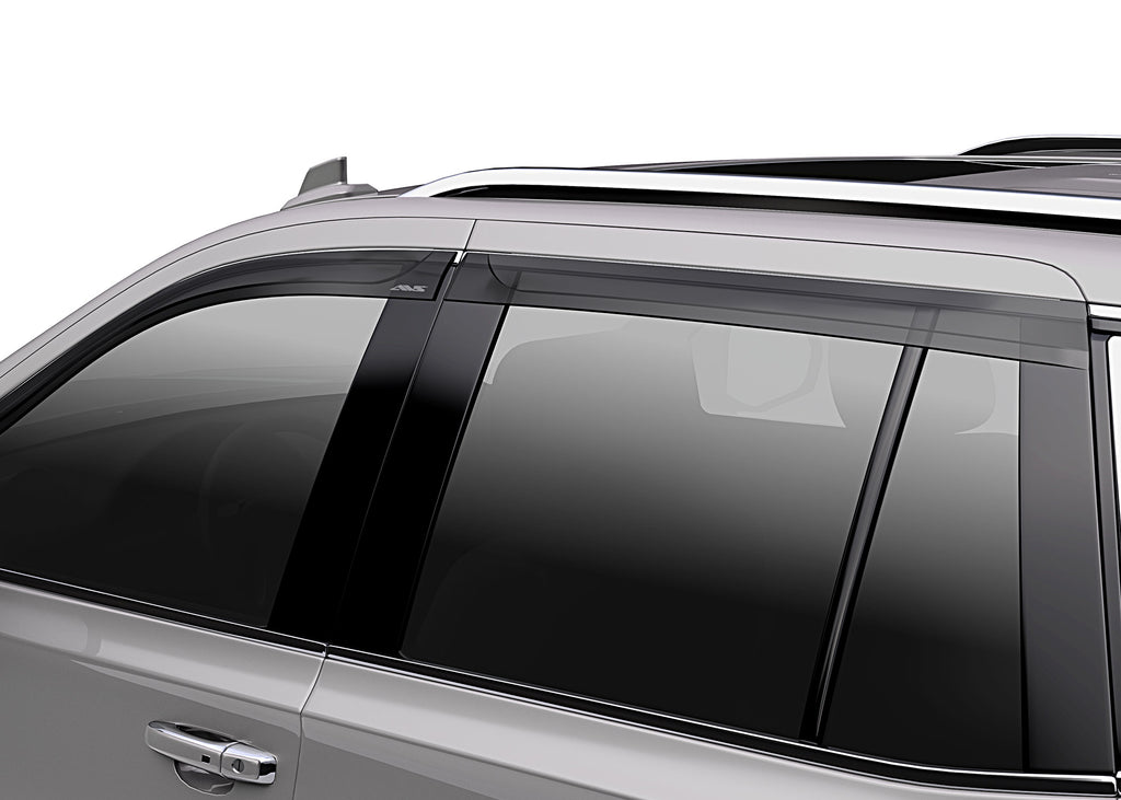 Auto Ventshade 894088 Low Profile Dark Smoke Ventvisor Side Window Deflector 4-Piece Set For 21-23 Cadillac Escalade Chevrolet Tahoe GMC Yukon