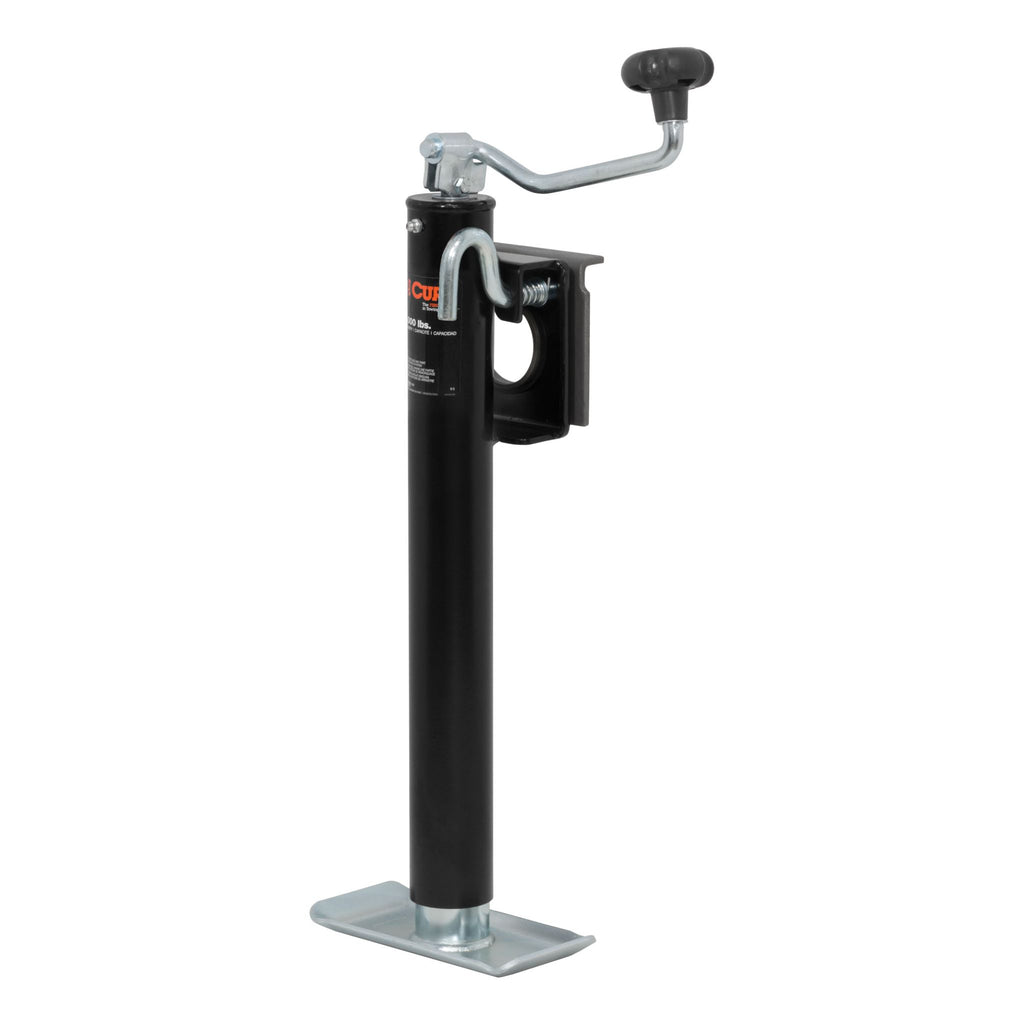Bracket-Mount Swivel Jack with Top Handle (2000 lbs 15" Travel)